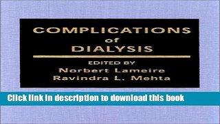 [Download] Complications of Dialysis Kindle Free