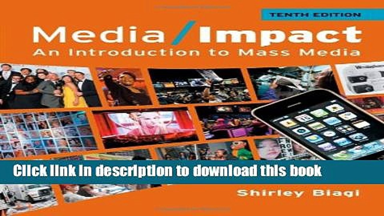 [PDF] Media Impact: An Introduction to Mass Media (Wadsworth Series in Mass Communication and