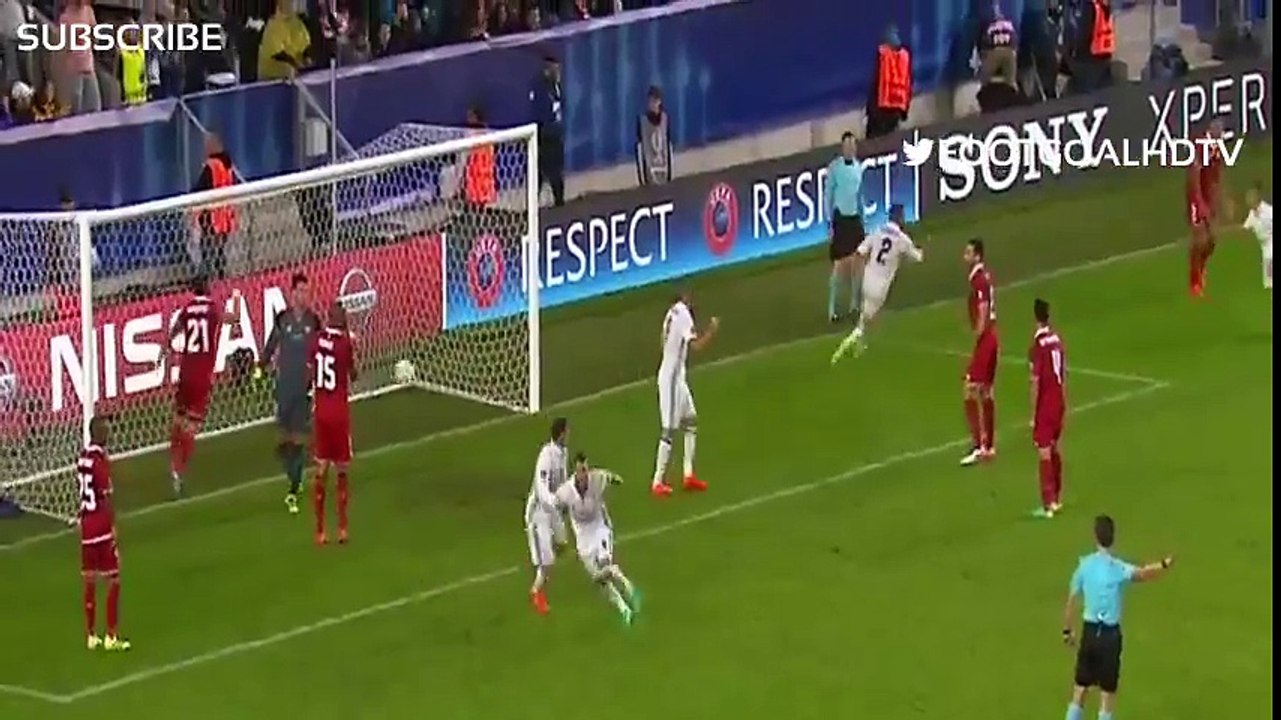 Sergio Ramos Goal ~ Real Madrid vs Sevilla 2-2 [UEFA Super Cup] 2016