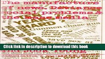 Download The Manufacture of News: Deviance, Social Problems and the Mass Media (Communication and