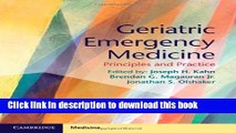 [Download] Geriatric Emergency Medicine: Principles and Practice Kindle Free