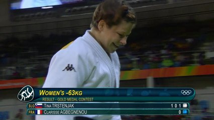 Jeux Olympiques 2016 - Judo - Victoire de Tina Trstenjak