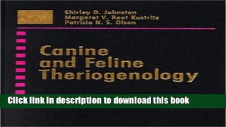 [Download] Canine and Feline Theriogenology, 1e Kindle Online