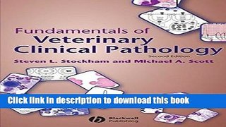 [Download] Fundamentals of Veterinary Clinical Pathology Hardcover Free