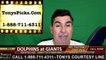 New York Giants vs. Miami Dolphins Free Pick Prediction NFL Pro Football Odds Preview 8-12-2016