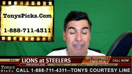 Pittsburgh Steelers vs. Detroit Lions Free Pick Prediction NFL Pro Football Odds Preview 8-12-2016