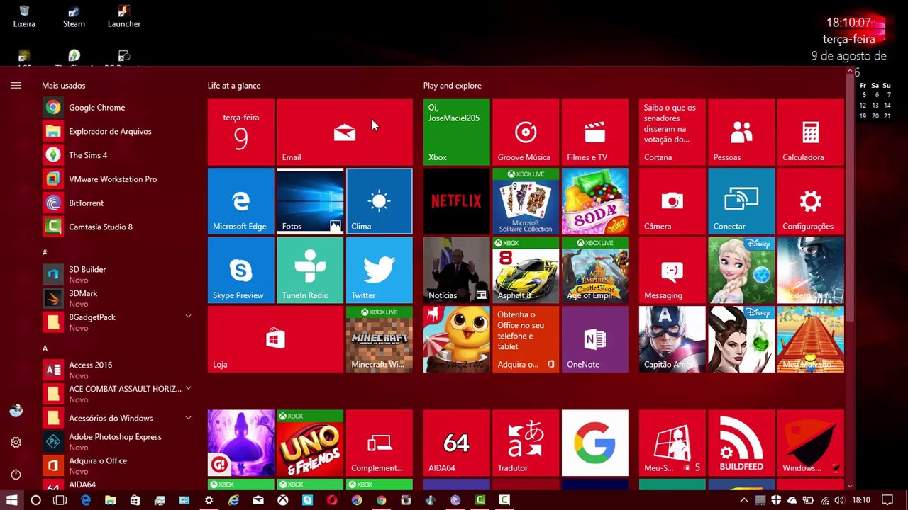 Windows 10 v1607 Build 14393.67 PC novo hoje