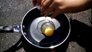 Fry an egg using the sun 2