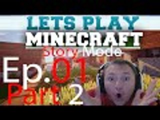 MINECRAFT STORY MODE - Episode 1 - Part 2 - Live Gameplay Commentary