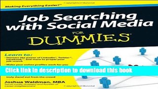 [Download] Job Searching with Social Media For Dummies Book Online