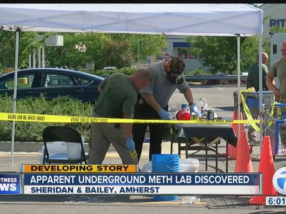 Apparent underground meth lab discovered