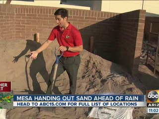 Storm preparation around the Valley