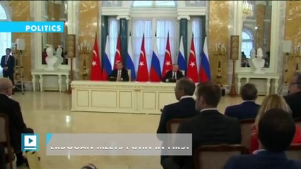 Erdogan meets Putin in first trip out of Turkey since coup attempt