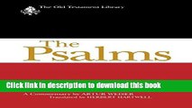 [Popular Books] The Psalms: A Commentary (The Old Testament Library) Free Online