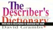 [Popular Books] The Describer s Dictionary: A Treasury of Terms and Literary Quotations for