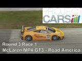 Project Cars Career | US GT3 Championship | McLaren MP4 12C GT3 | Round 3 Race 1 Road America