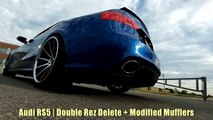 Audi RS5 | Modified Exhaust | Resonator Delete | Straight Pipe - Rear Shot