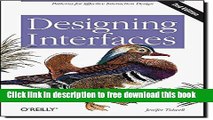 [Download] Designing Interfaces Kindle Online