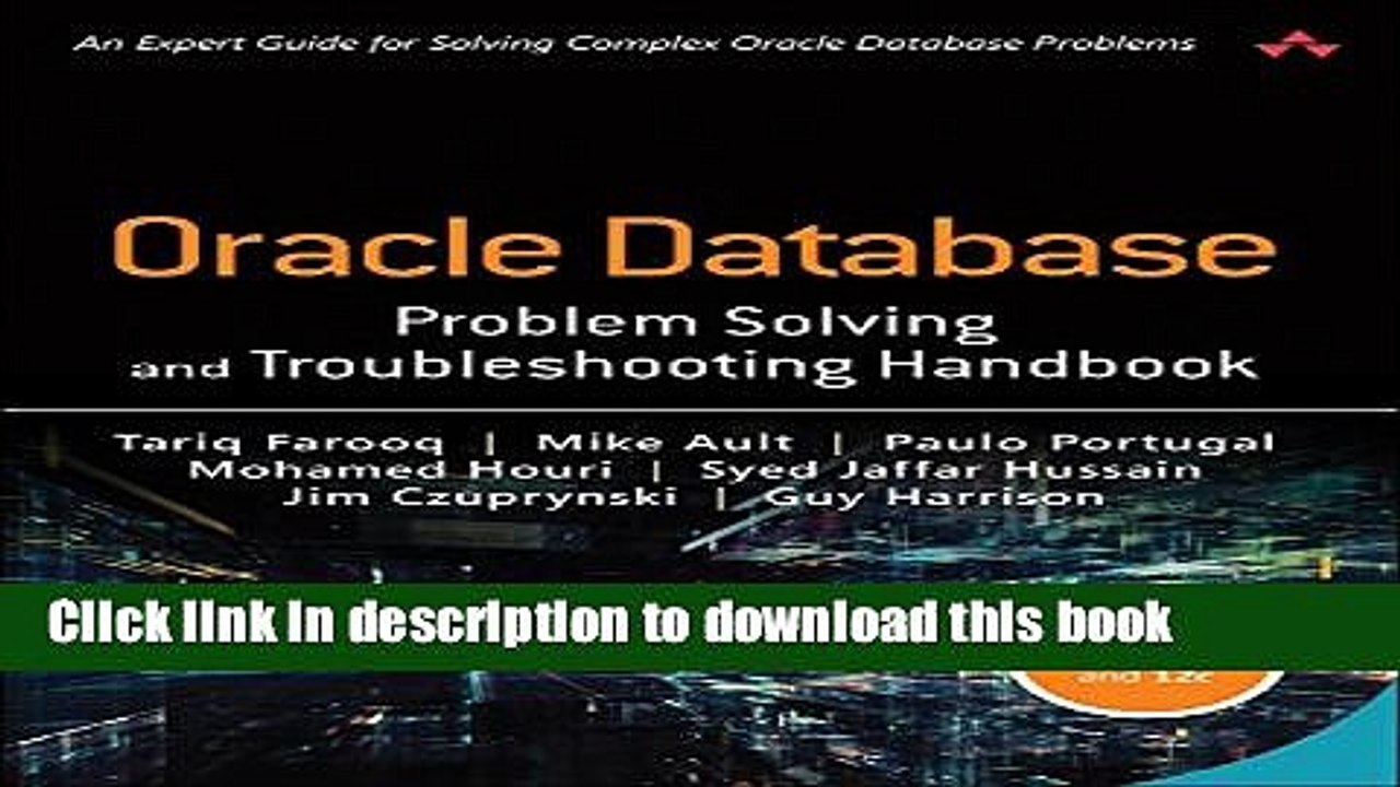 [Download] Oracle Database Problem Solving and Troubleshooting Handbook Paperback Free