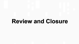 ESL Literacy (10 of 10): Review and Closure