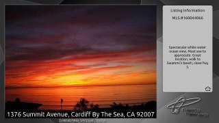 1376 Summit Avenue, Cardiff By The Sea, CA 92007