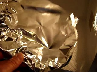 Microwaving Tin foil