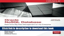 [Download] Oracle NoSQL Database: Real-Time Big Data Management for the Enterprise Kindle Collection