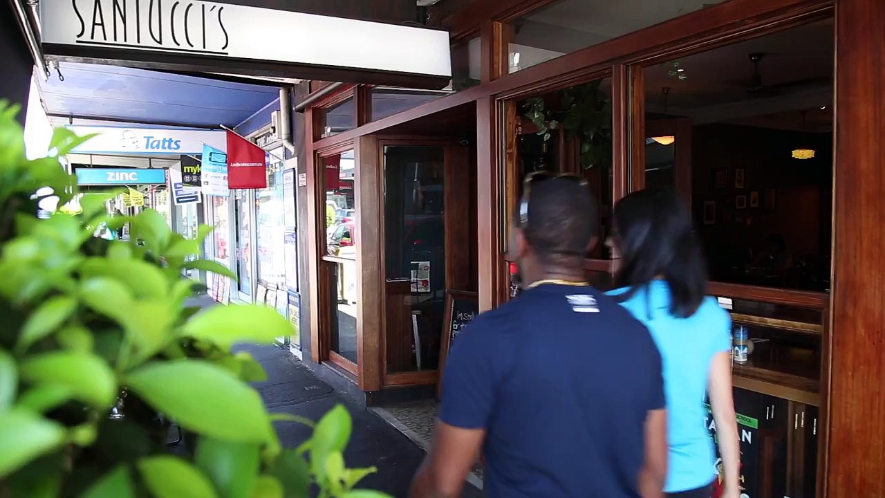 Chiedozie, Nigeria - International Students in Cars Getting Coffee