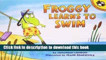 [Download] Froggy Learns to Swim Kindle Free