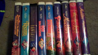 My Disney Black Diamond VHS Collection