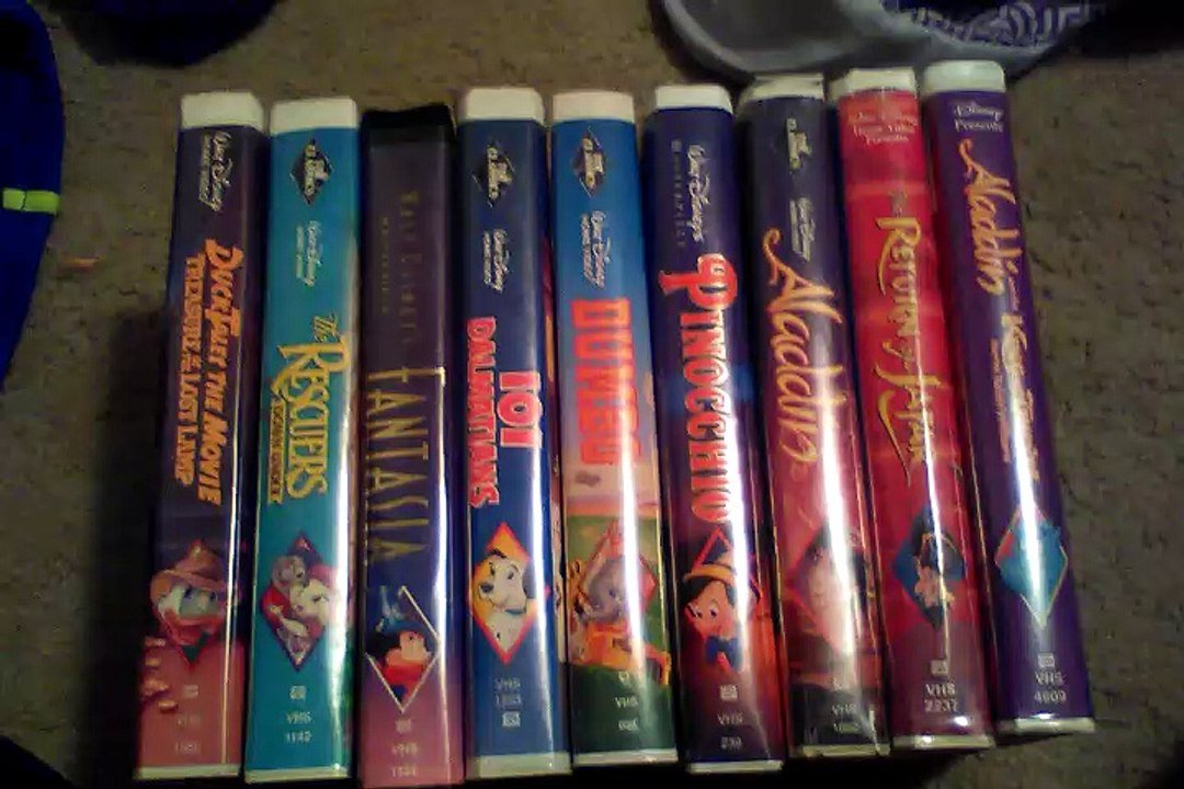 My Disney Black Diamond VHS Collection