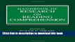 [Download] Handbook of Research on Reading Comprehension Paperback Free