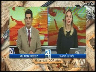 Noticiero 24 Horas, emisión estelar. Martes 9 de agosto