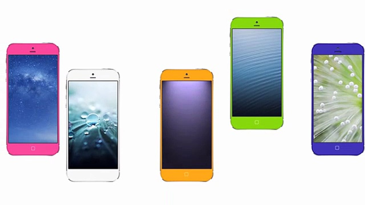 iPhone 5S Concept - 4.8 Inch display, New Colors, Capacitive HB