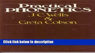 Books Practical Phonetics Full Online