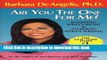 [Popular] Are You the One for Me?: Knowing Who s Right and Avoiding Who s Wrong Hardcover Free