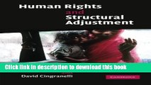 [PDF Kindle] Human Rights and Structural Adjustment Free Books