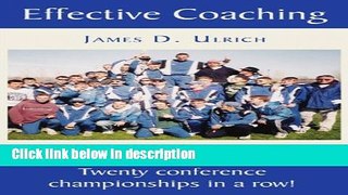 [PDF] Effective Coaching Book Online