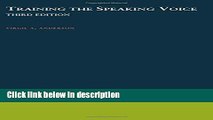 Ebook Training the Speaking Voice Full Online