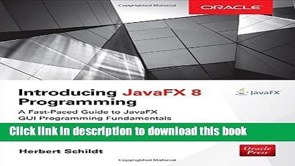 [Download] Introducing JavaFX 8 Programming Hardcover Free