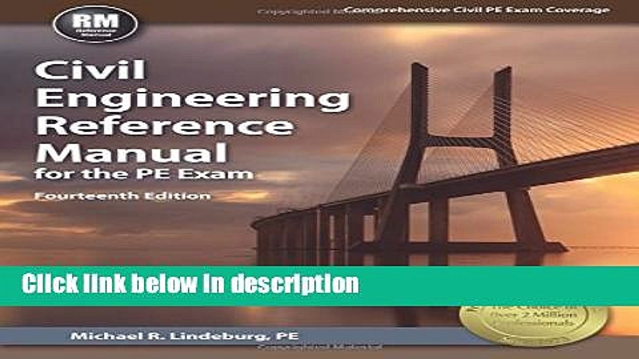 [PDF] Civil Engineering Reference Manual for the PE Exam, 14th Ed Full Online