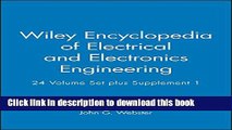 Download Wiley Encyclopedia of Electrical and Electronics Engineering, 24 Volume Set plus