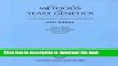 [PDF] Methods in Yeast Genetics: A Laboratory Course Manual Book Free
