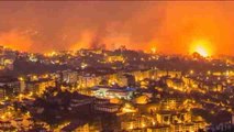 El grave incendio de Madeira avanza hacia el centro histórico de la capital