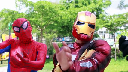 Superhero Real Life | Pink Spidergirl Venom, Hulk, Joker Batman Iron Man