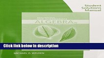 Ebook Student Solutions Manual for Karr/Massey/Gustafson s Beginning and Intermediate Algebra: A