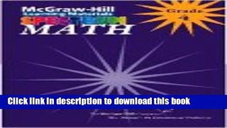 Download Math Grade 4 (McGraw-Hill Learning Materials Spectrum) E-Book Free