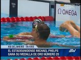 Michael Phelps gana oro en 200m estilo mariposa