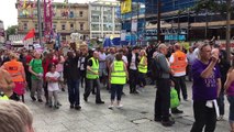 English Defence League (EDL) and Anti-Fascist (UAF) Demonstrations Nottingham August 6 2016