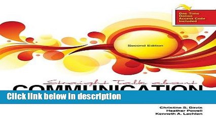 Download Straight Talk About Communication Research Methods [Full Ebook]